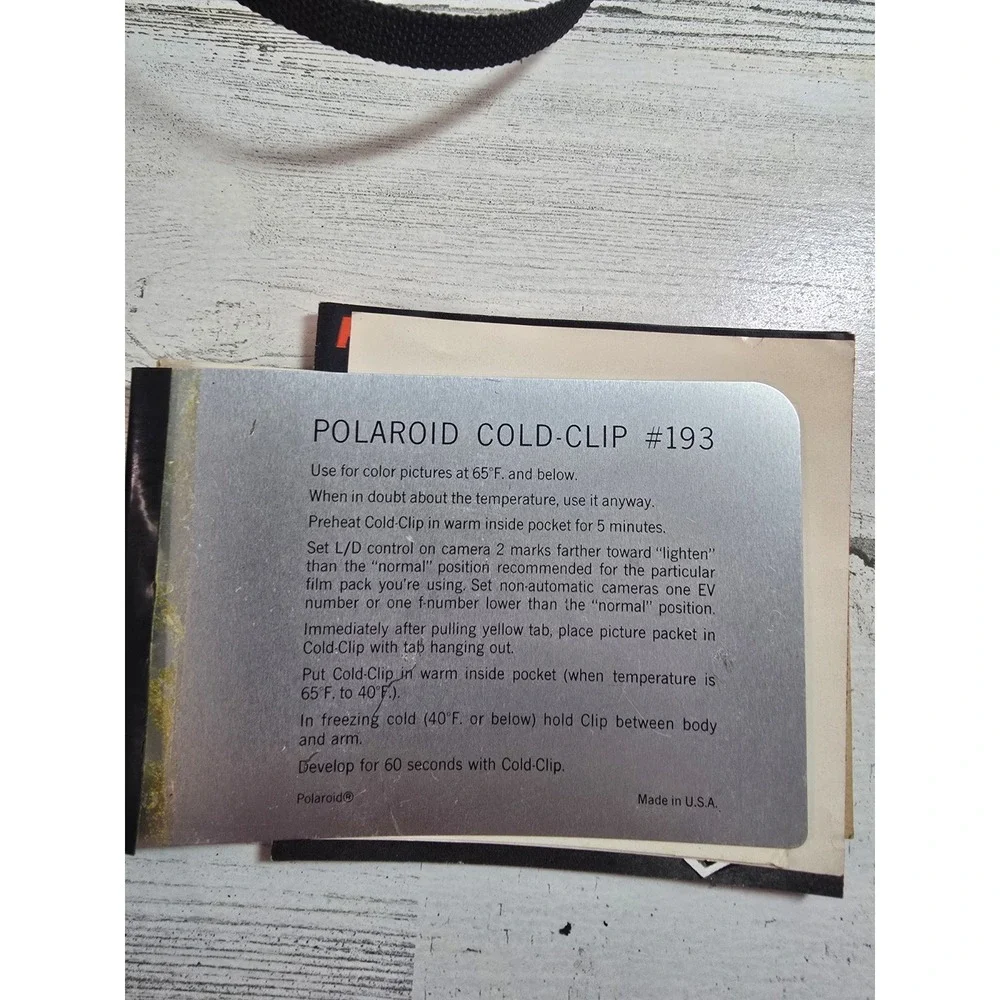 Vintage Polaroid Automatic 230‎ Land Camera Folding Bellows 1967 with Cold Clip